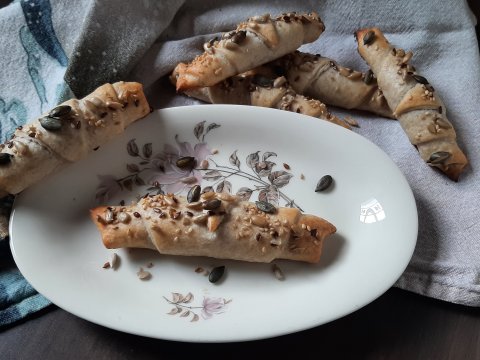 Croissants salati di sfoglia altoatesini