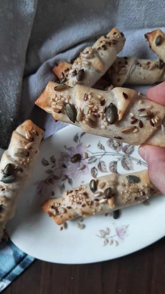 Croissants salati di sfoglia altoatesini