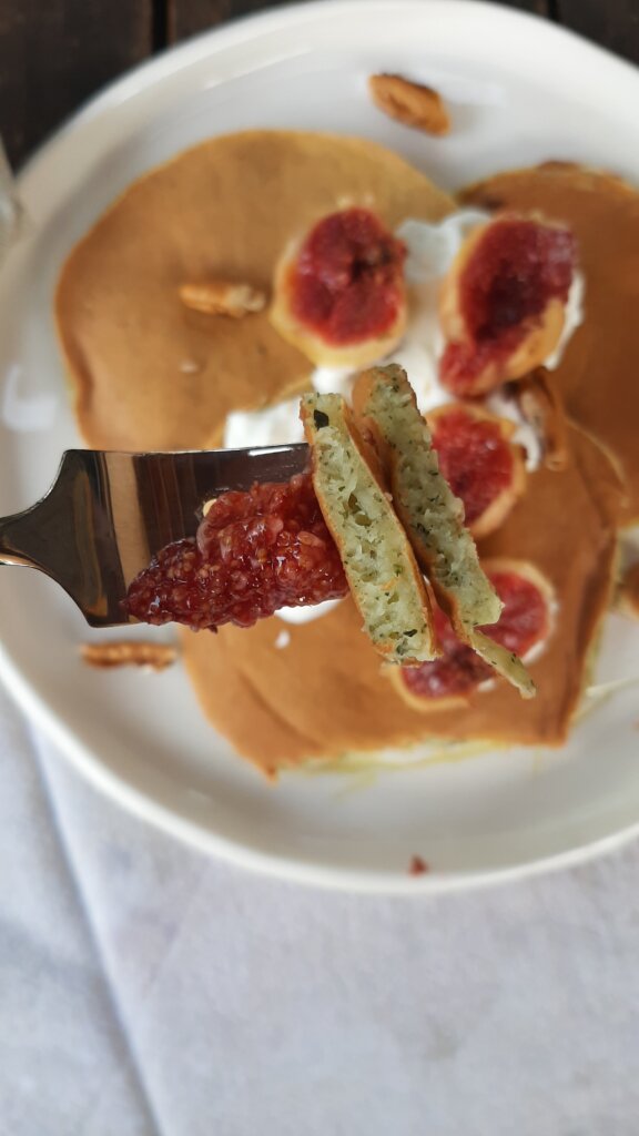Pancakes alla polvere di foglie di fico